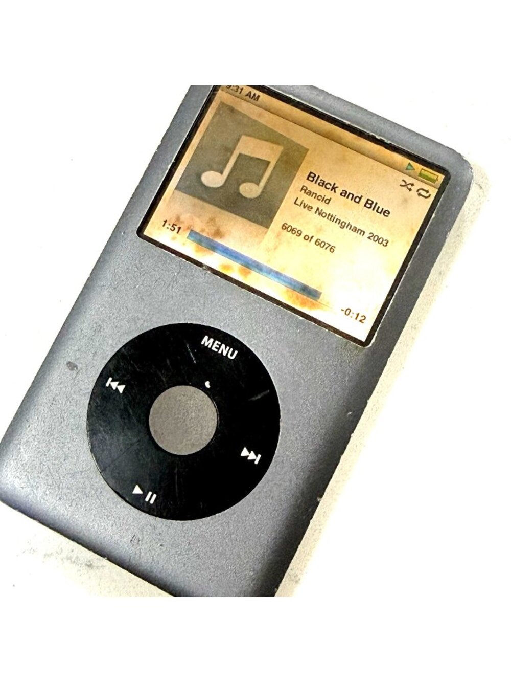 Ipod Classic 7th Generation Gun Metal 160GB See Description FAIR CONDITION USED